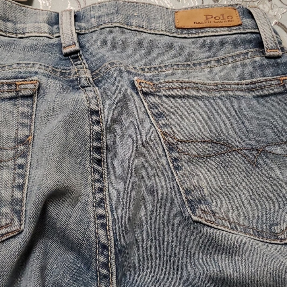 Polo Ralph  Lauren ripped jeans